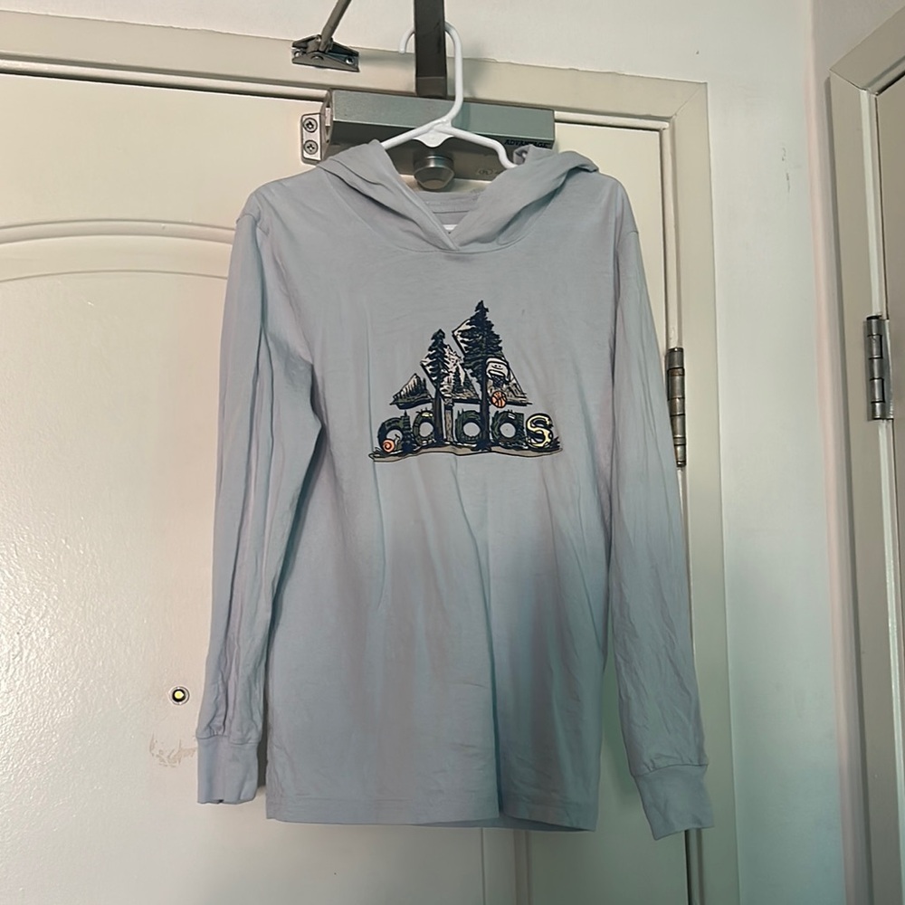 Adidas graphic long sleeve tshirt with Tree Design